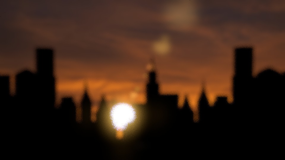 City Sunset Scene preview image 1